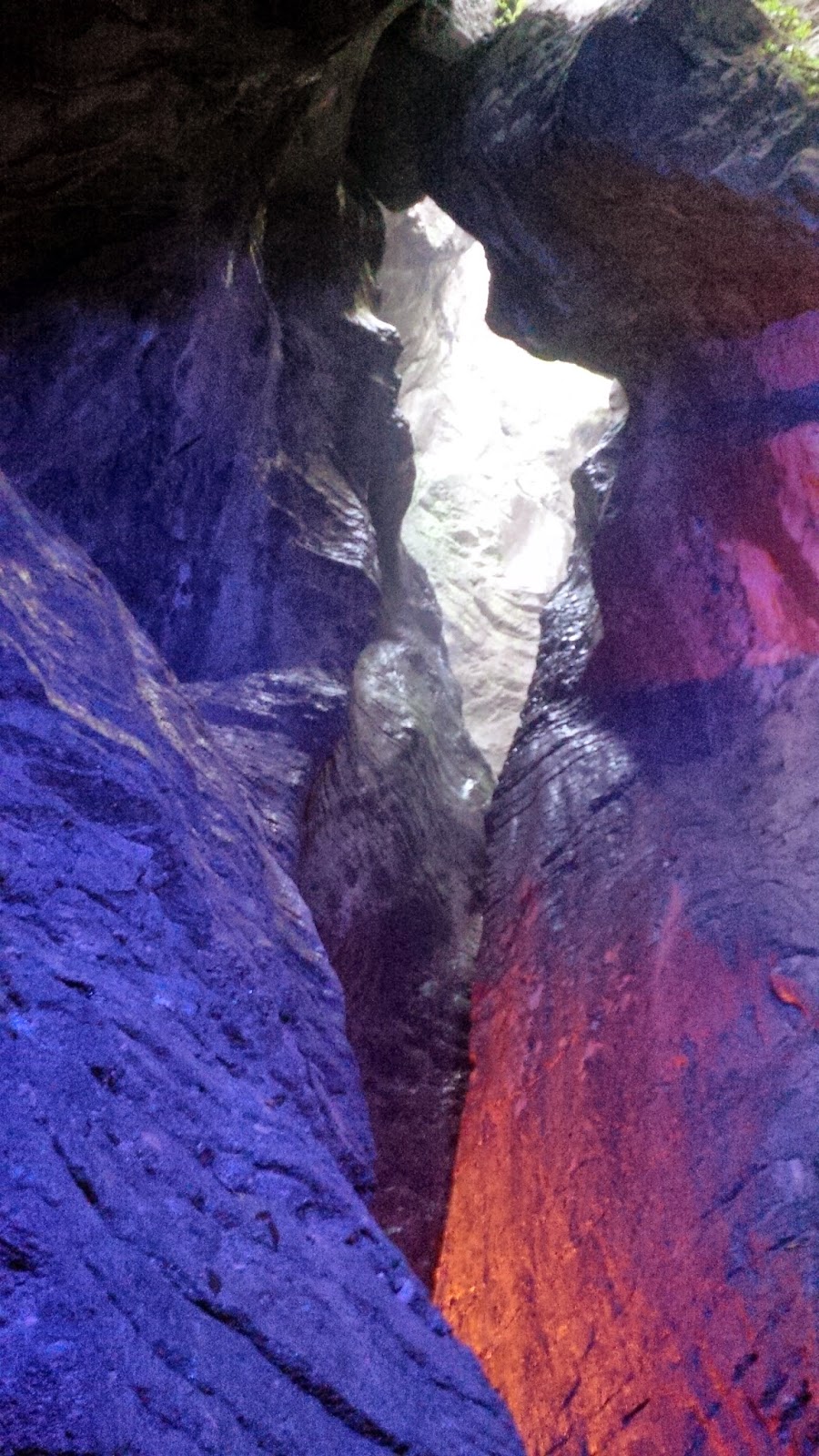 Inside the gorge of Cascata del Varone