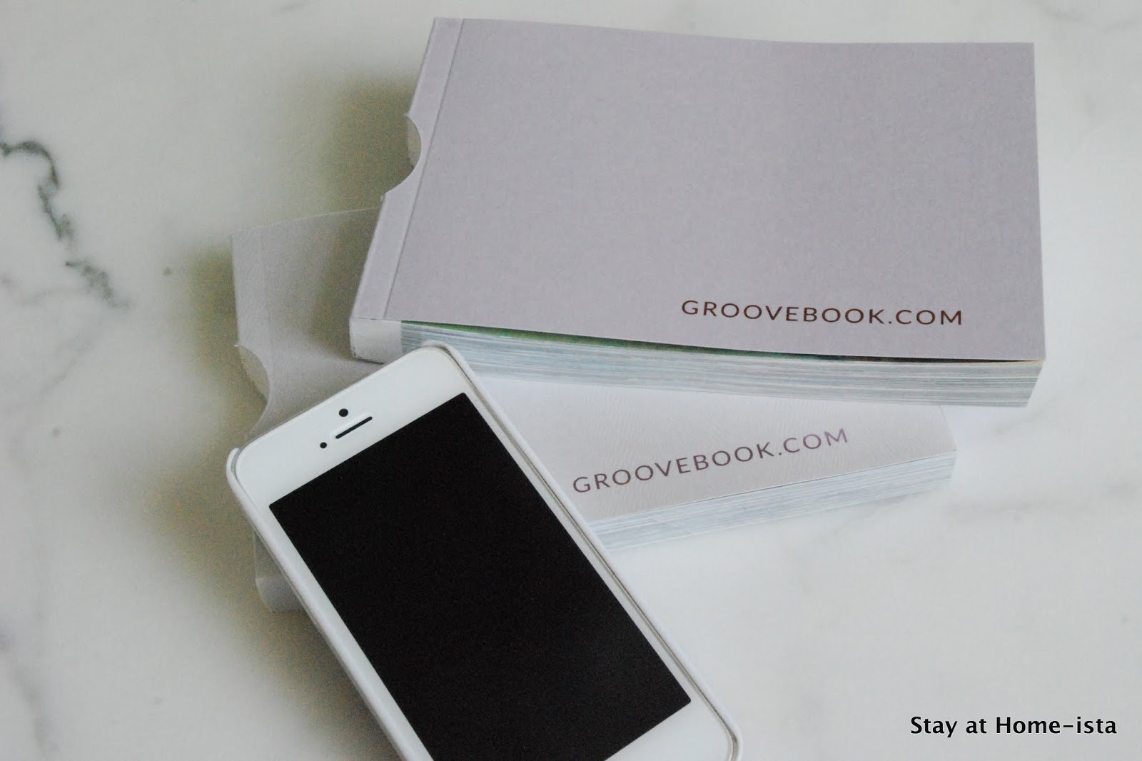 Stay at Homeista Using Groovebook to take my photos off the iphone