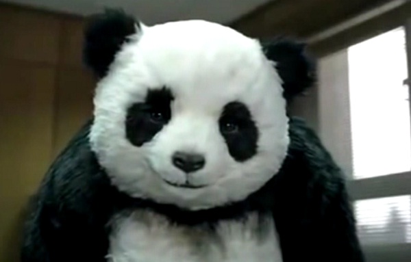 Panda da propaganda do Panda Cheese Panda da propaganda do Panda Cheese