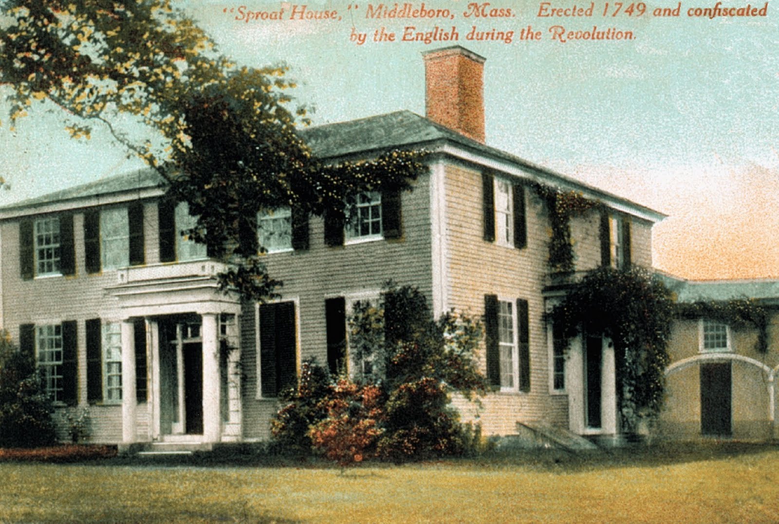 Recollecting Nemasket The Peter Oliver House, 1769