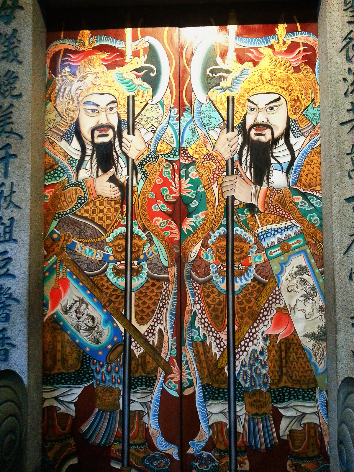 Door God & Golden Gates Chinese Door God Stock Photo 12943828 Sc 1 St