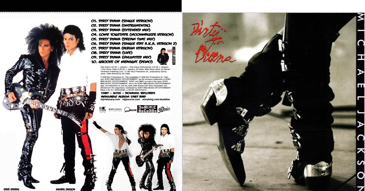 MUSICOLLECTION MICHAEL JACKSON Dirty Diana CDSINGLE 1987 2015