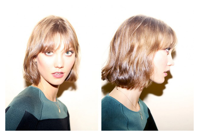 Karlie Kloss Cut Her Hair Into A Short Bob The Front Row View