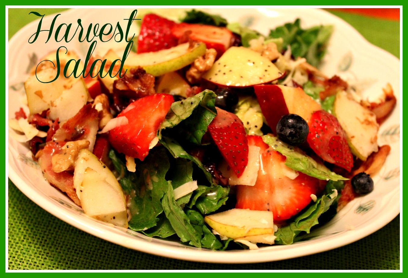 Sweet Tea and Cornbread Harvest Salad!