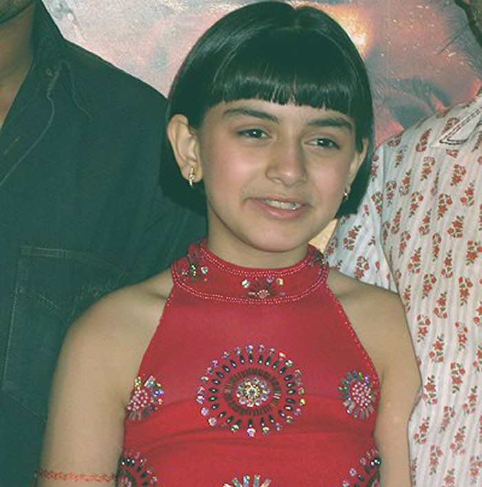 Hansika Childhood Photo