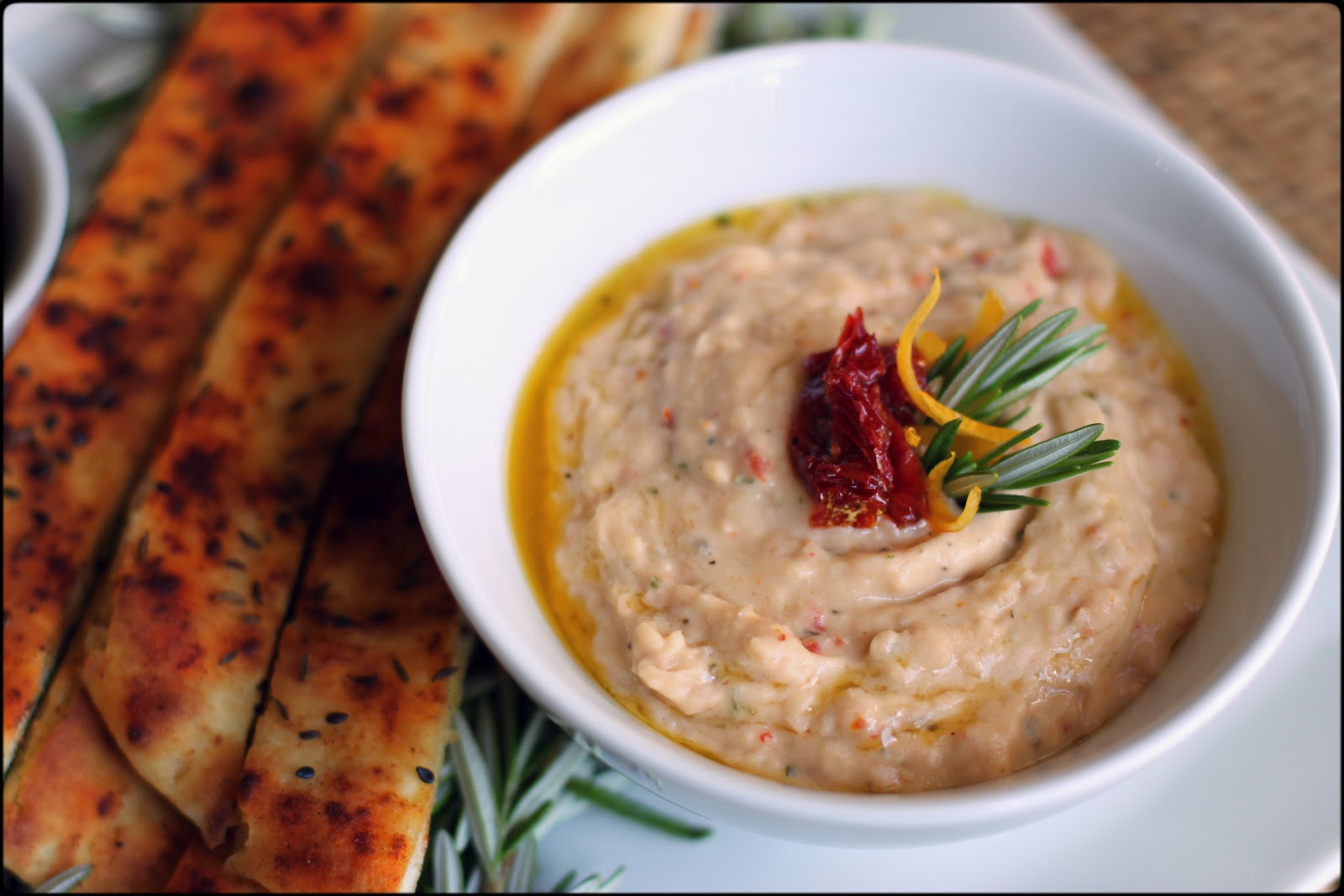 The Chickpea Chickadee Tuscan White Bean Dip