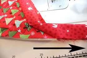 Binding Tutorial for Christmas Tree Skirt Pattern