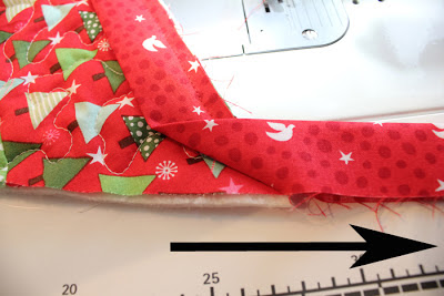 Binding Tutorial for Christmas Tree Skirt Pattern