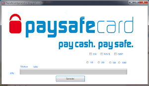 Paysafecard Generator