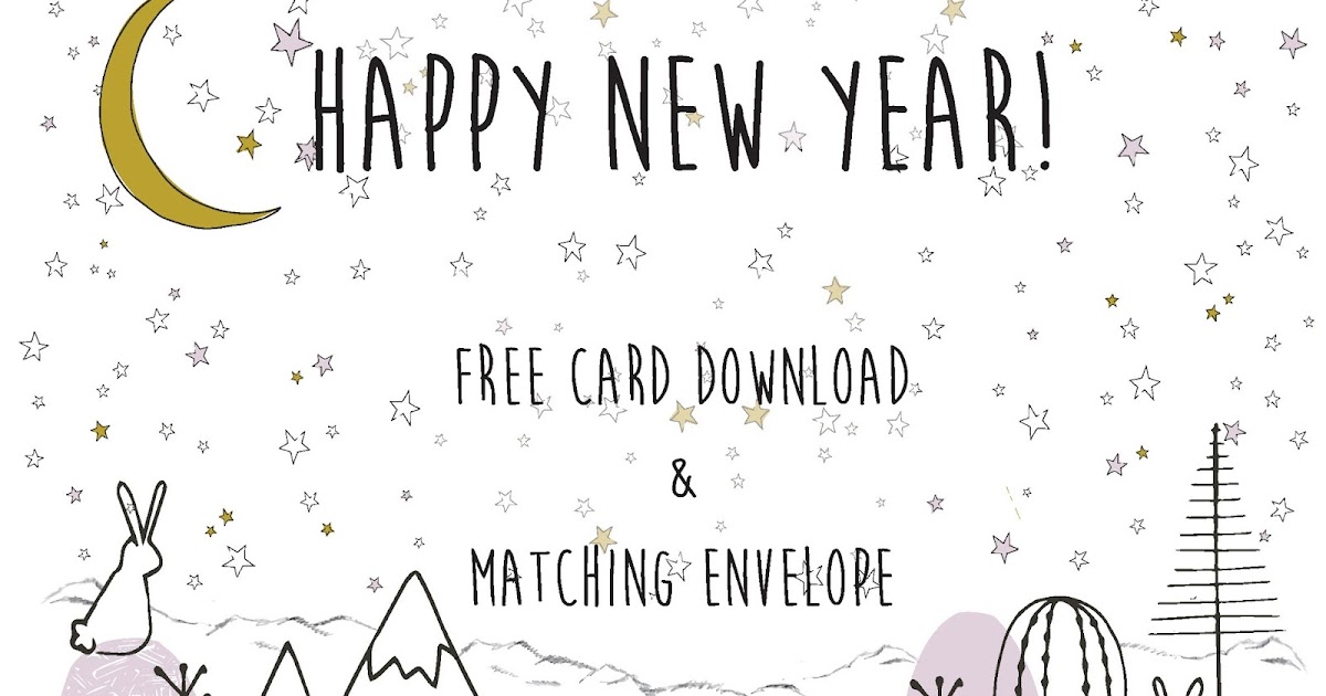 Year happy Mimi Mart : Happy New Year! Free Card Download!