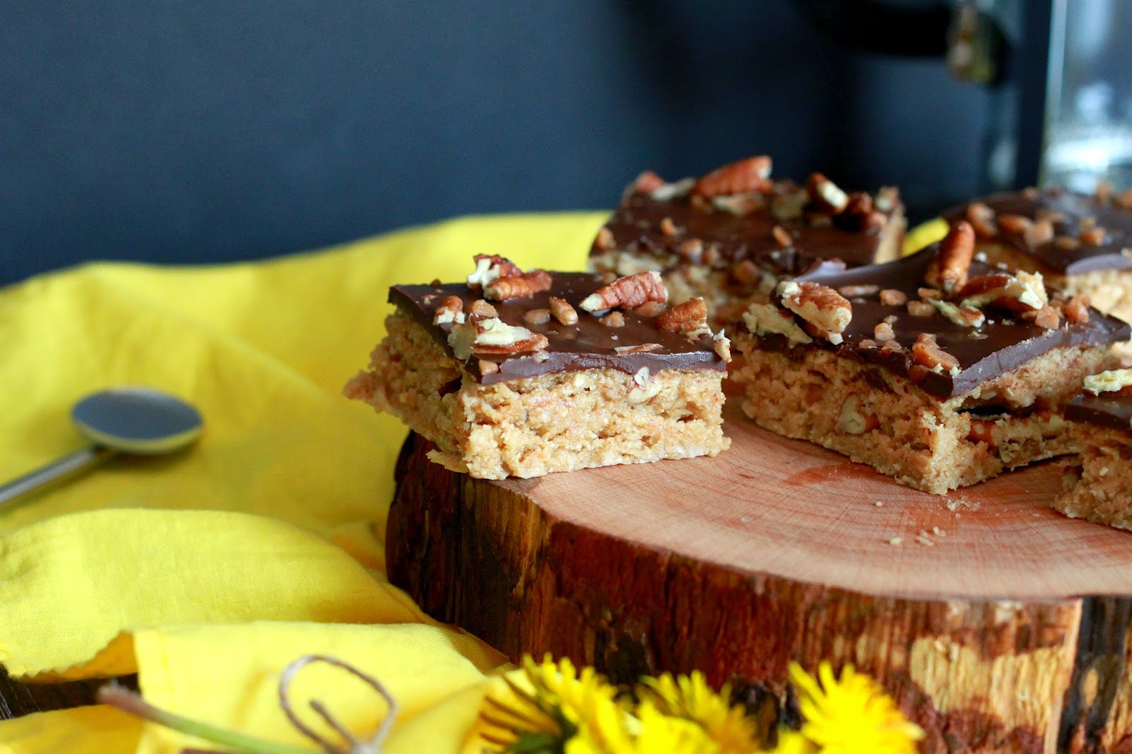 Feeding My Addiction Butter Pecan Protein Squares