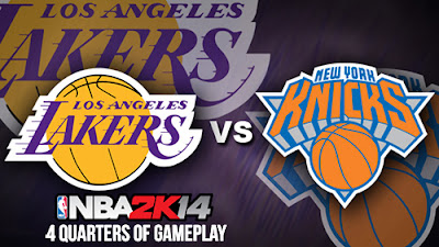 NBA 2K14 Knicks vs. Lakers Full Game - 4 Quarters of Gameplay