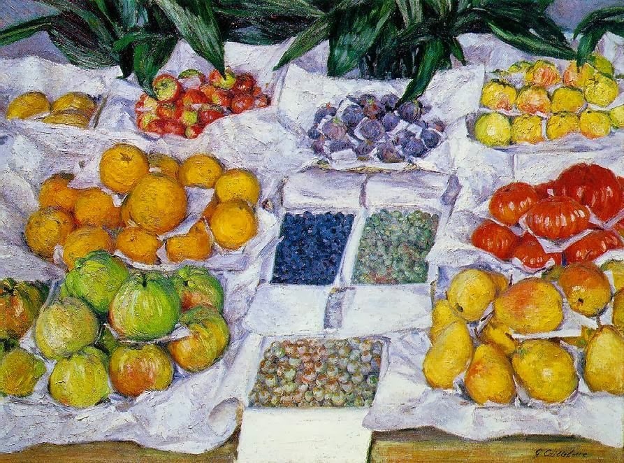 gustavecaillebotte Fruits sur un &eacute;talage (1882)