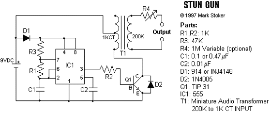 วงจรเครื่องช็อตไฟฟ้า - Hongseng Blog arc switch wiring diagram 9 