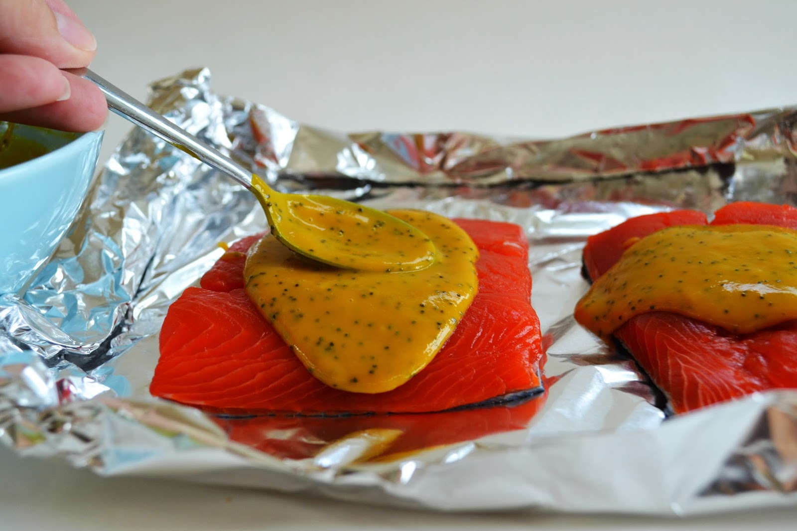 Maple Mustard Salmon Burgers (with French's)