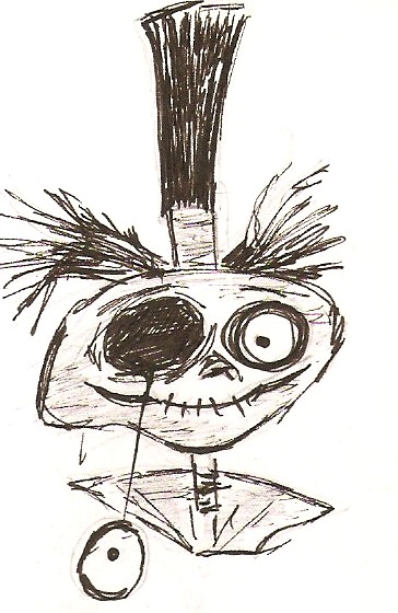 Drawing Tim Burton