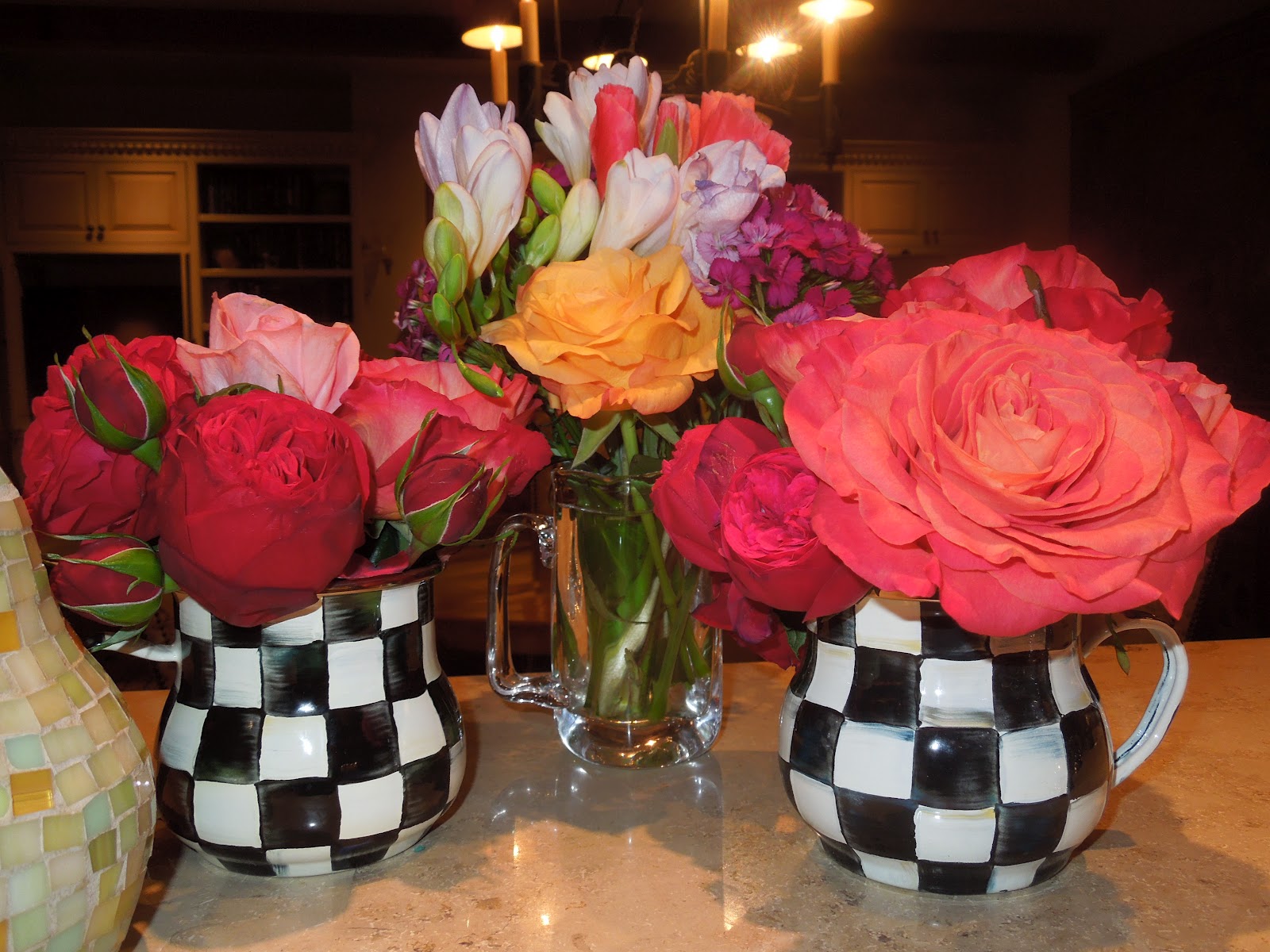 The French Tangerine leftover flowers