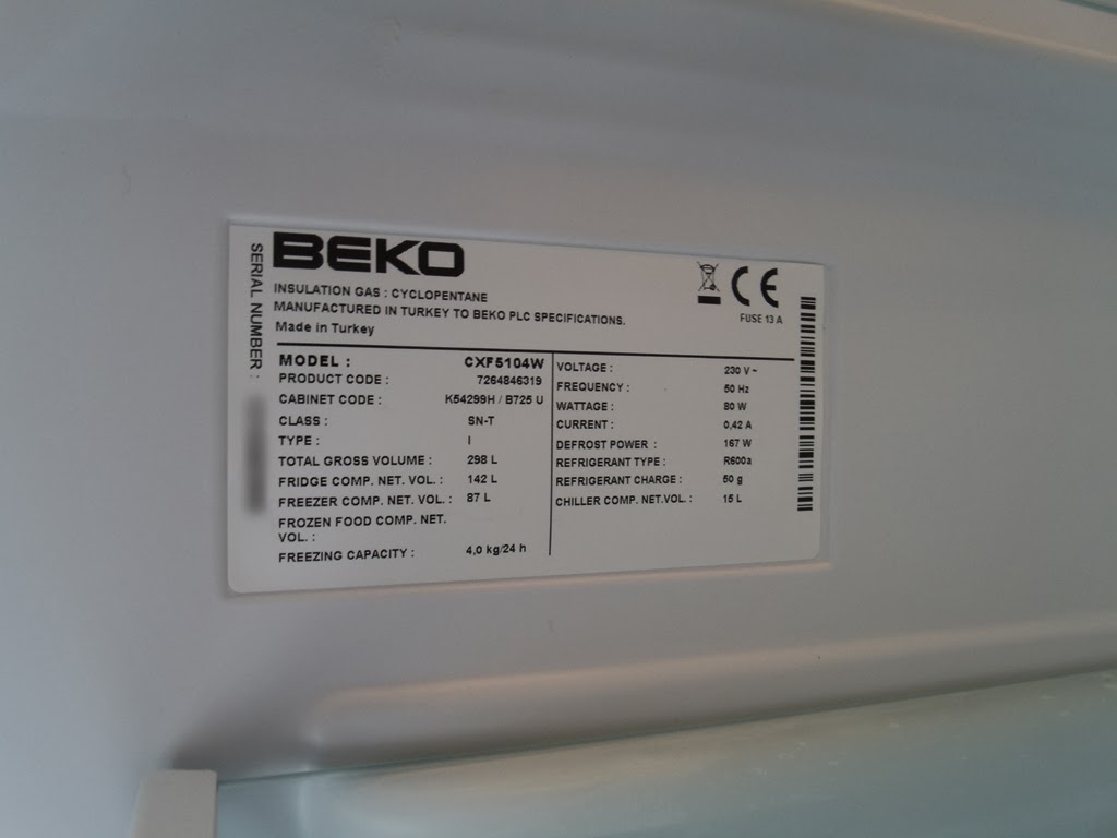 Britwise Fridge Freezer Review Beko Cxf5104w