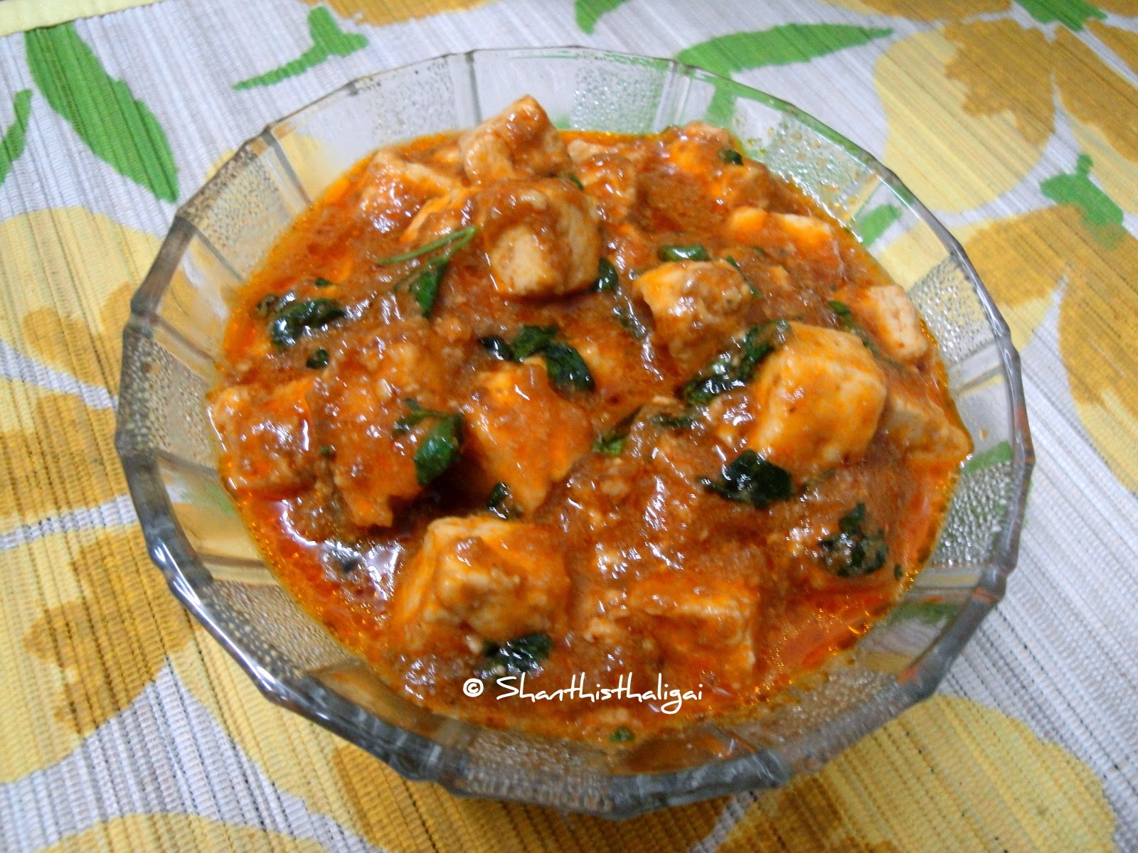 Shanthi Krishnakumar's cook book PANEER BUTTER MASALA (DHABA STYLE) (JAIN)