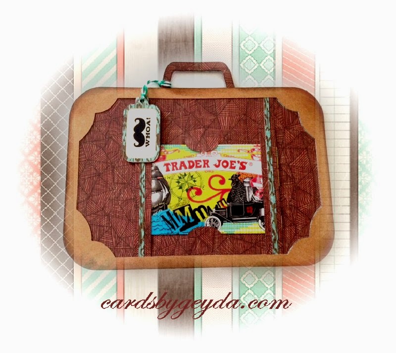 Craft Creations Six Father's Day Man Shirt Cards & Suitcase Gift Card