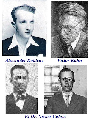 Alexander Koblenz, Víctor Kahn y el Dr. Xavier Catalá