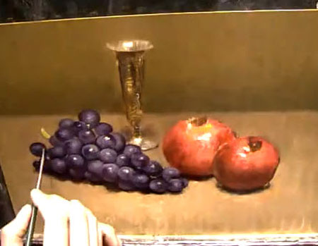 Grapes - Painting demonstration