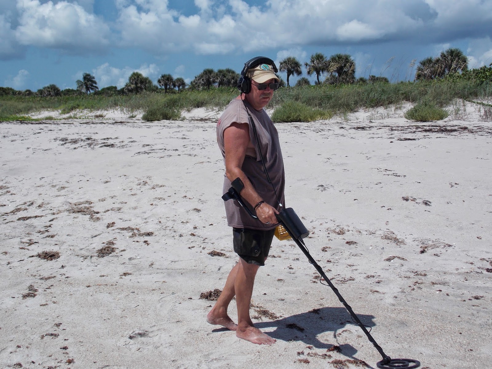 Beach Bum Report Beach Combing and Metal Detecting for Treasure.