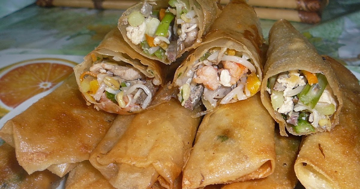 Overseas Pinoy Cooking Lumpiang Gulay, Lumpiang Togue, Fried Vegetable
