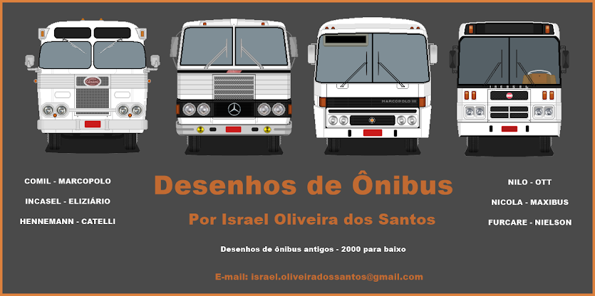 Desenhos de Ônibus - Por Israel Oliveira dos Santos