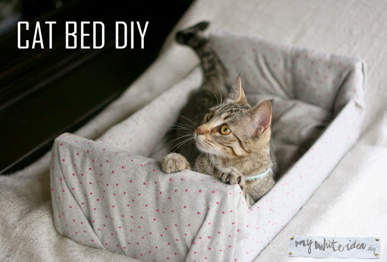 CAT BED DIY MY WHITE IDEA DIY