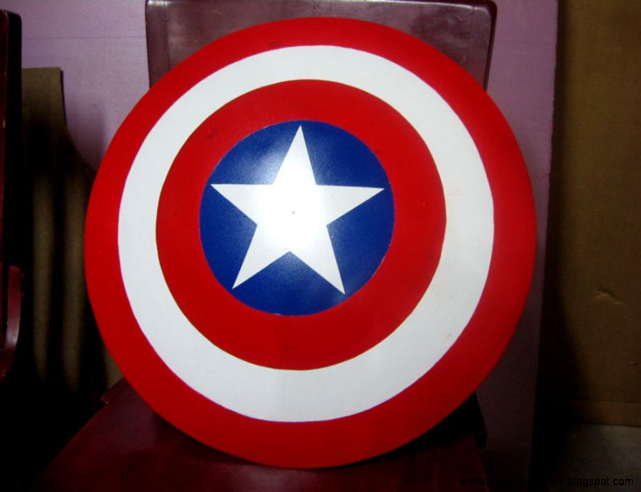 Captain America Shield from used satellite dish Captain America Shield from used satellite dish