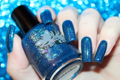 Swatch of the nail polish "Poseidon" by Eat Sleep Polish