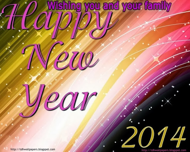 Happy New Year Wishes Wallpapers 2014 Free Downloads For Family