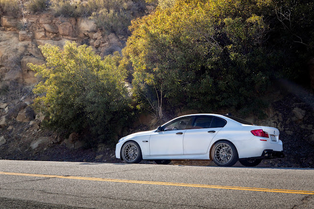 bmw 535i lowered on H&R springs