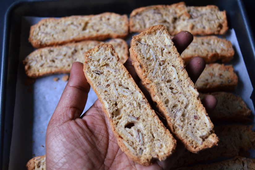 Fat Free Almond Biscotti Recipe with Whole Wheat Flour. Forks N Knives