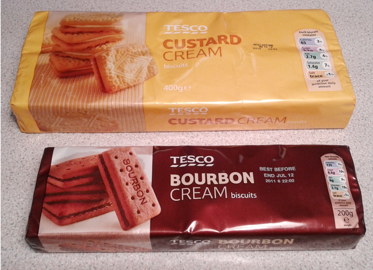 Bourbon versus Custard Cream Biscuit Battle The Trials and