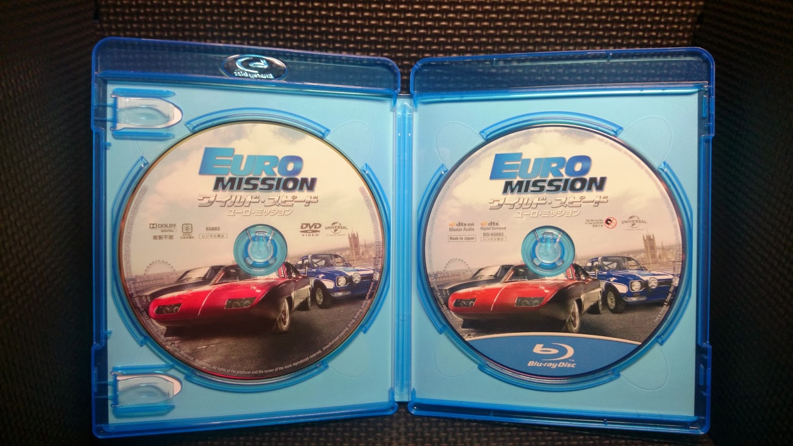 Tomo Log ワイルド スピード ユーロ ミッション Fast Furious6 のblu Rayとdvdセット購入