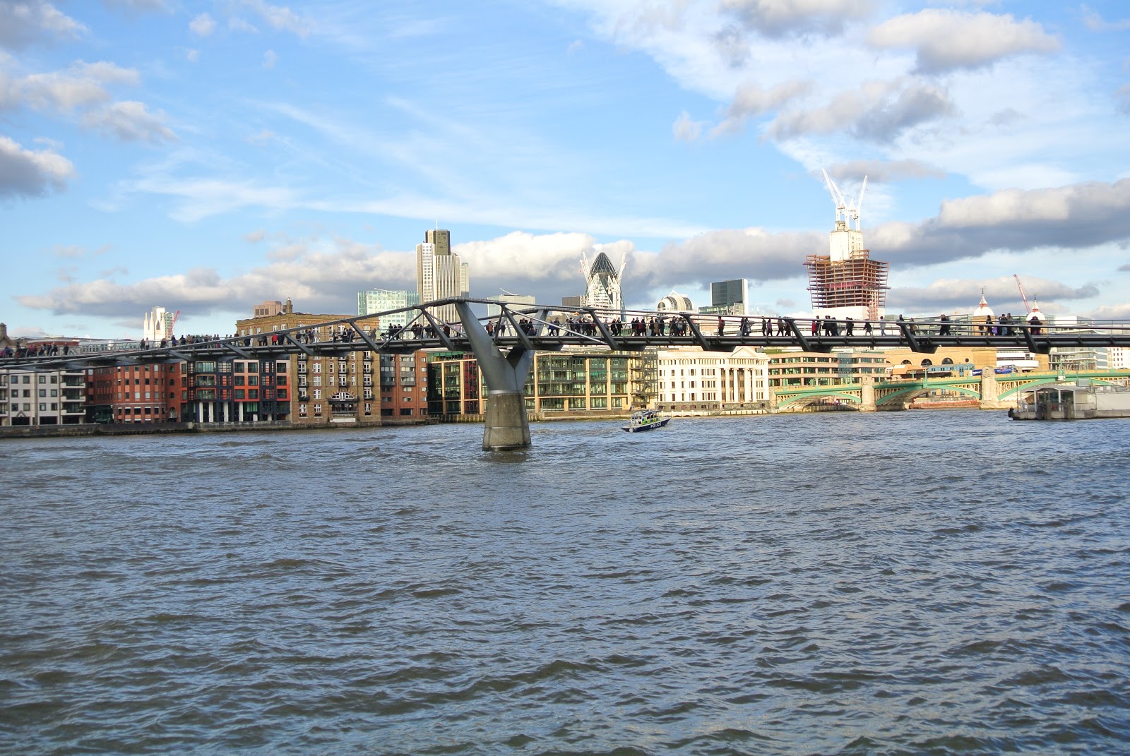 A.Cross The Pond The love padlocks of Millennium Bridge