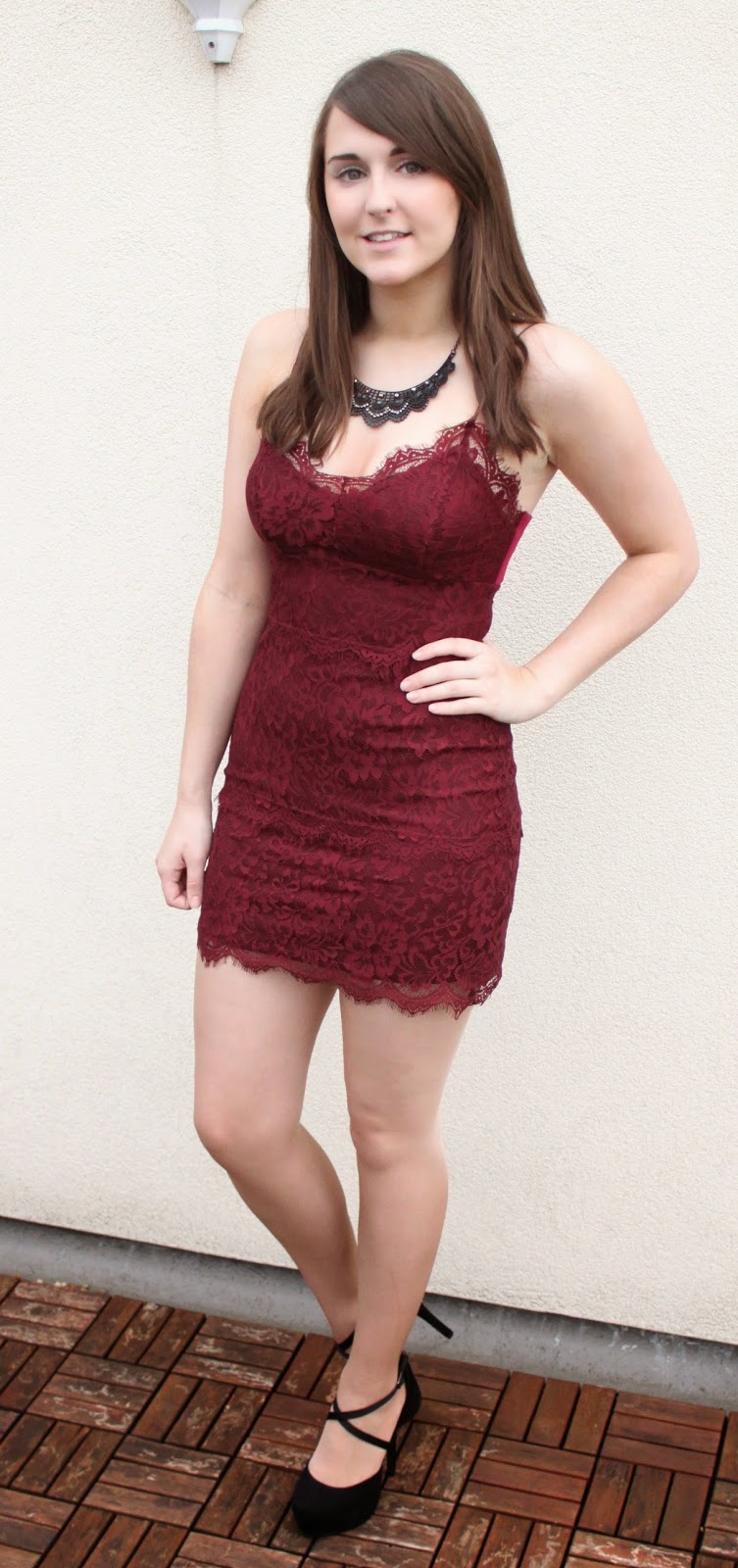 topshop red bodycon dress