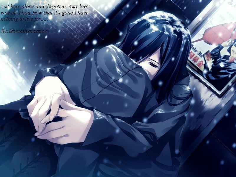 Anime Rain Girl