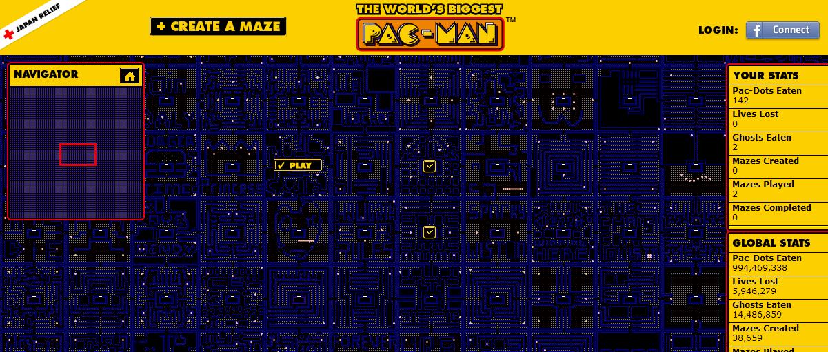 Biggest Pacman Game World