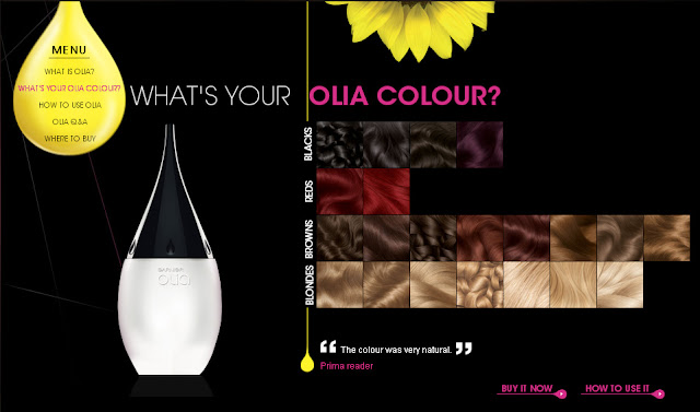 Olia Colour Chart