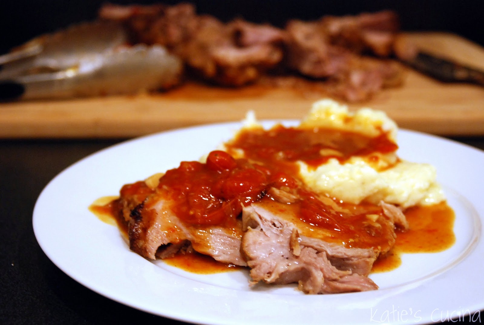 Pork Roast with Tomatoes Katie's Cucina