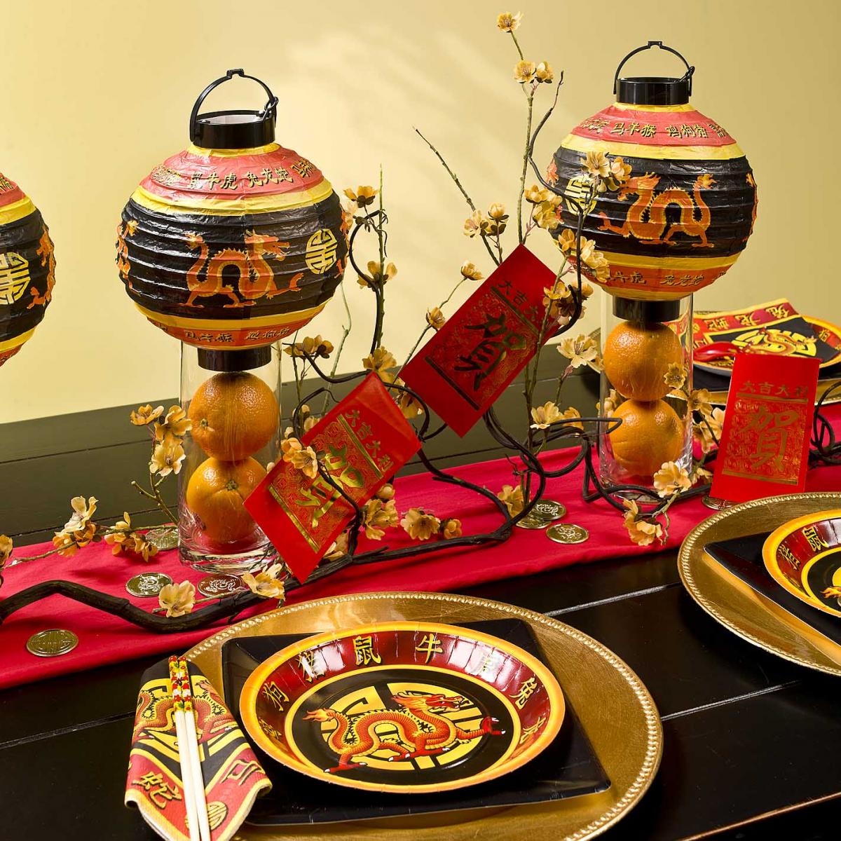 Bellissimo Chinese New Year Table Setting Centerpieces Ideas