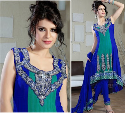 Angrakha style frocks are the most recent trend in dressing