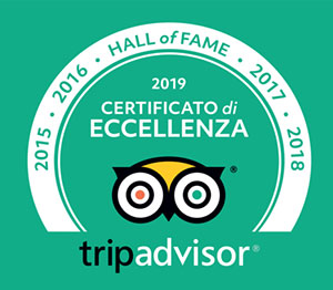 Certificato di eccellenza Tripadvisor