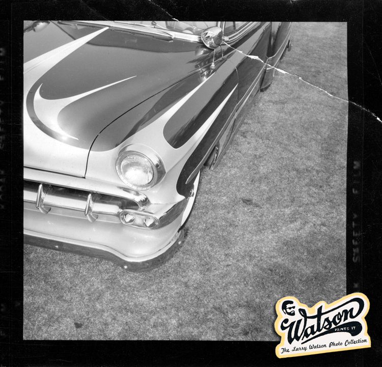 Rik Hoving Kustoms Larry Watson's very first Scallop paint job