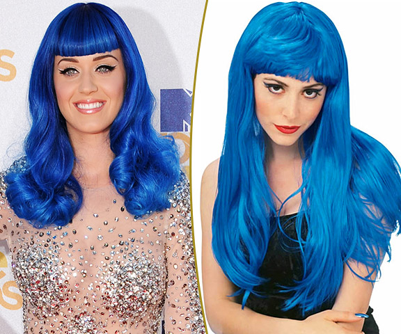 Blue Hair Halloween Costume Accessories - wide 5