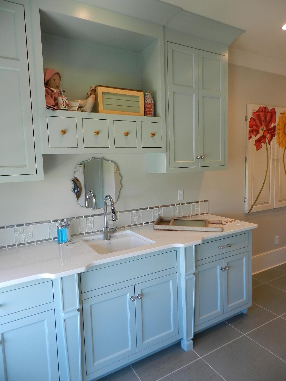 It's Written on the Wall {Four Chairs} Love the Laundry Room