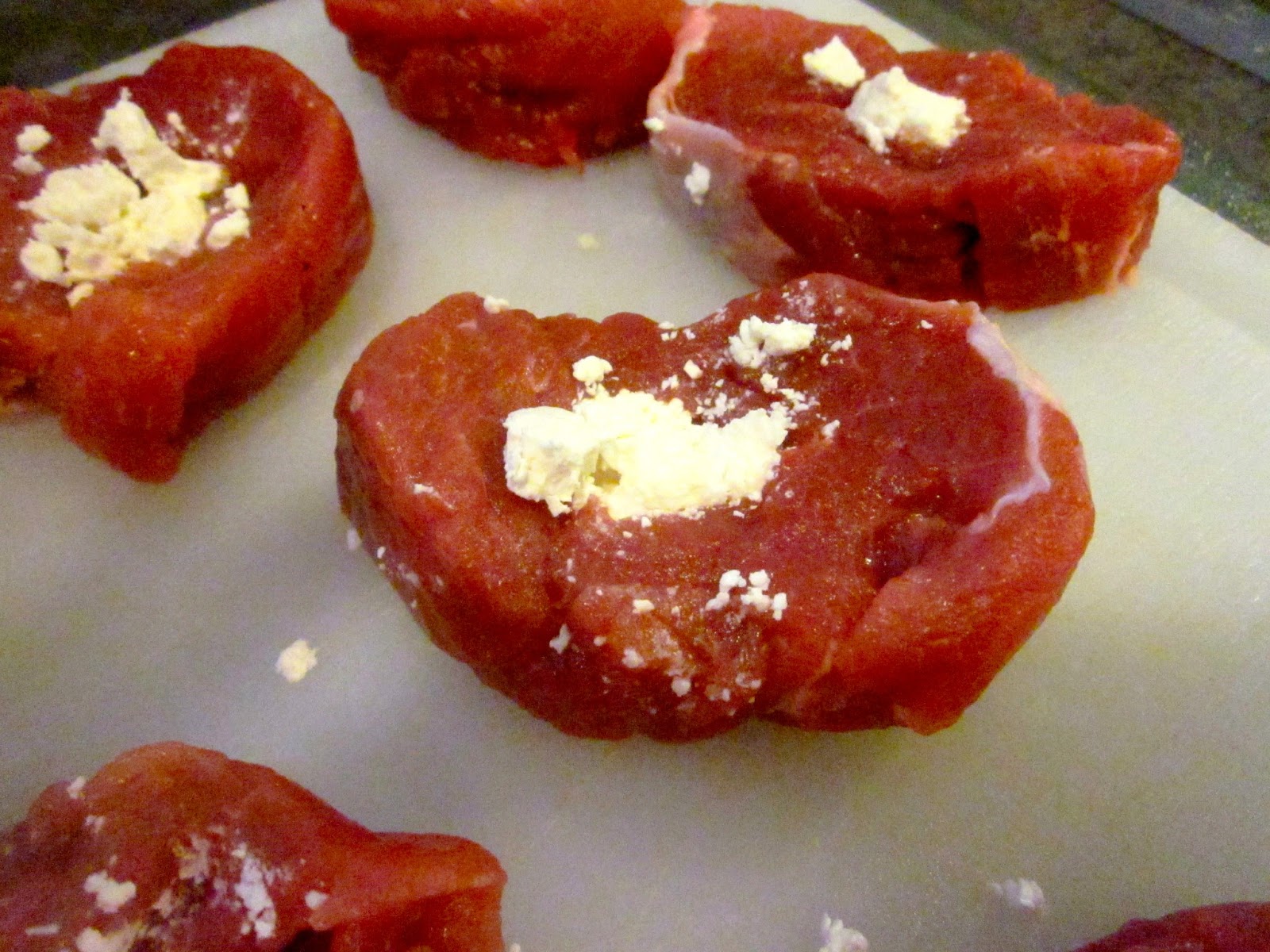 What's for dinner Stuffed pork tenderloin nuggets
